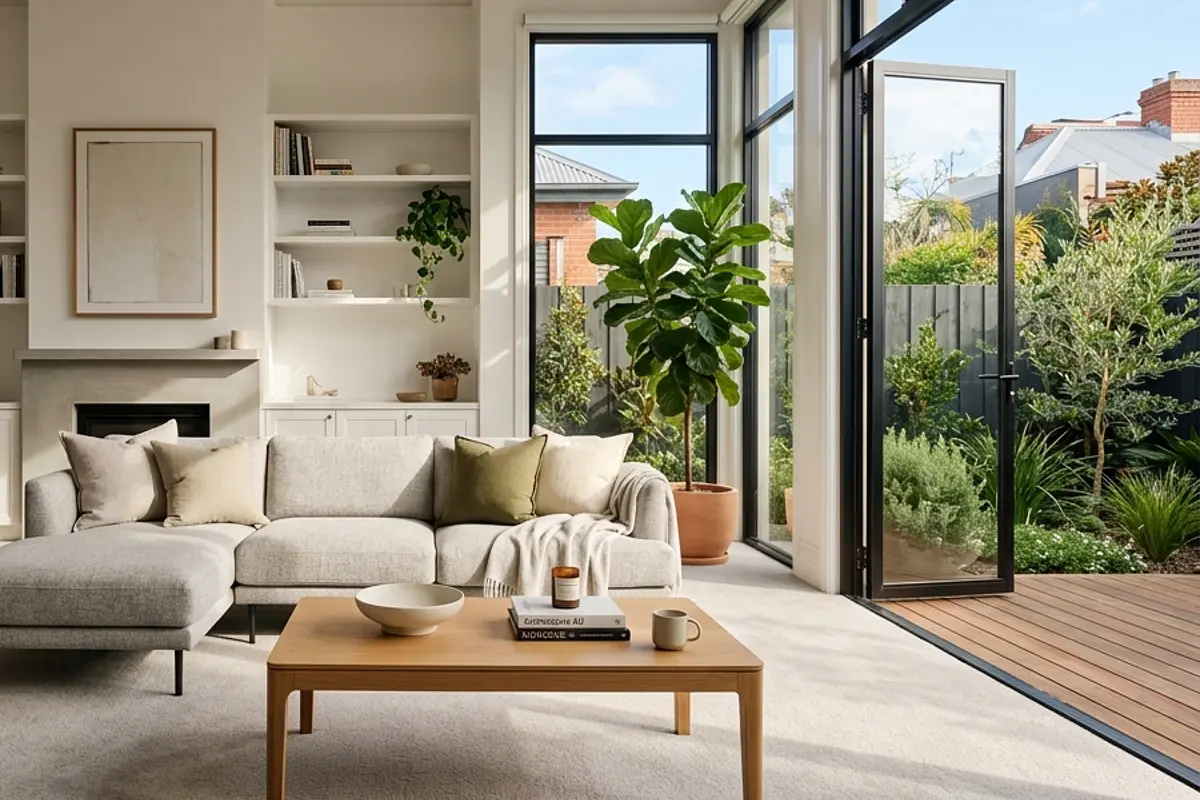 On-site upholstery cleaning in Albion